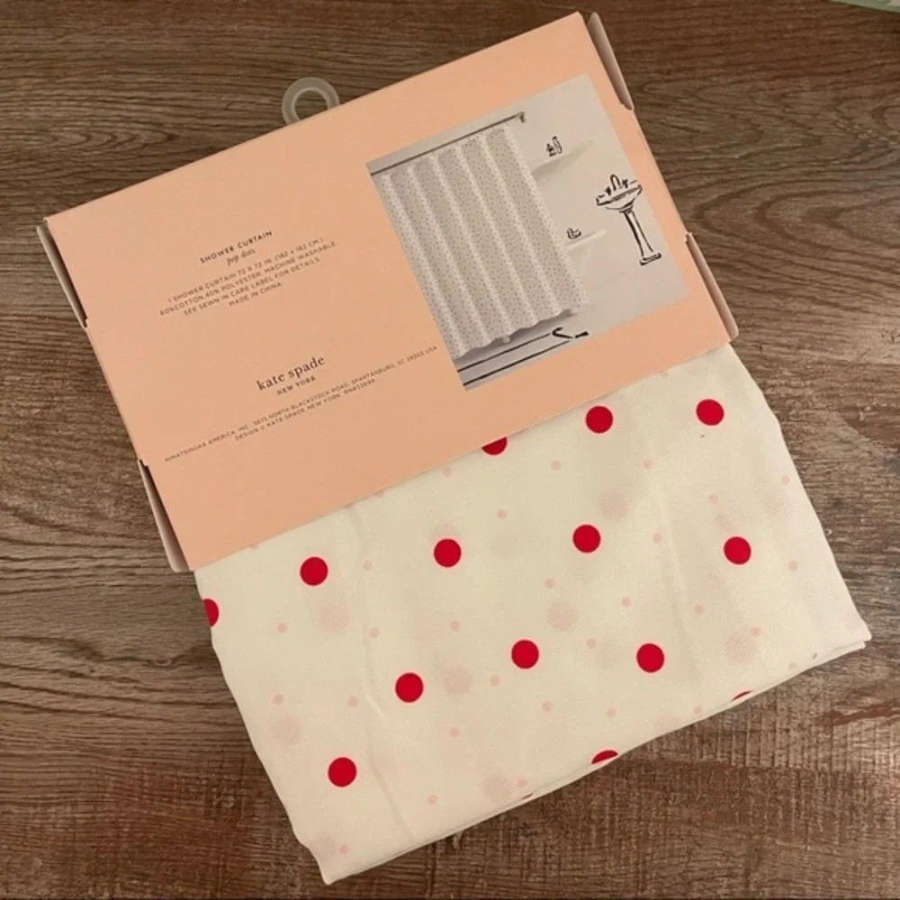 Kate Spade New York Shower Curtain, Pop Dots